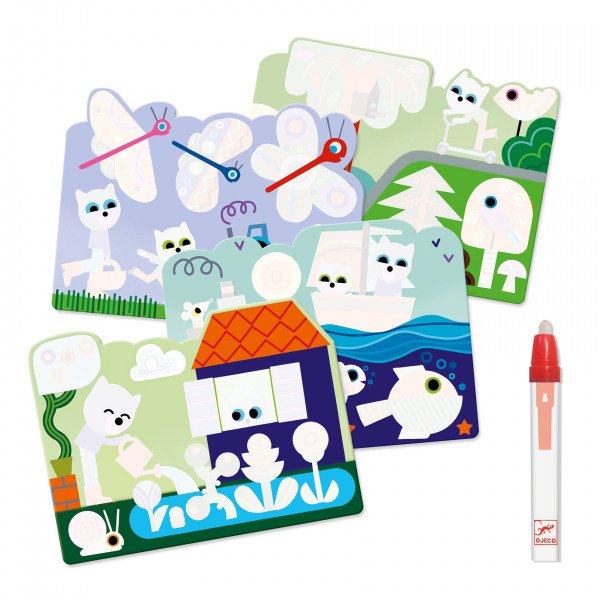 Творчий набір для малювання водою Djeco Що заховано в саду? DJ09063, фото 1