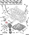 Масляний теплообмінник Fiat Ducato 250, Peugeot Boxer, Citroen Jumper 3 (2006-2011) 2.2, 9675549080, 1103Q1, фото 6