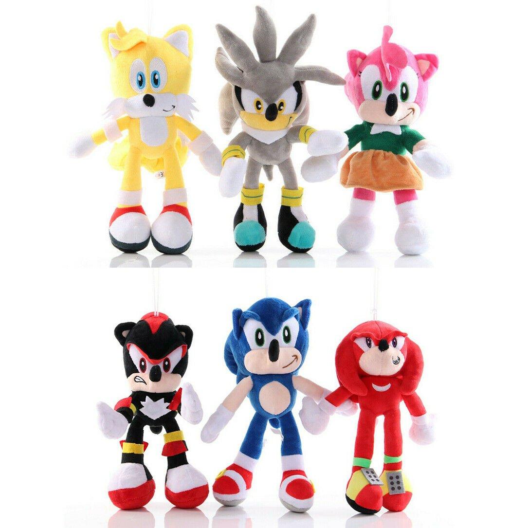 Игрушки Sonic The Hedgehog 30см (Shadow, Sonic,Amy Rose, Tails, Silver ...