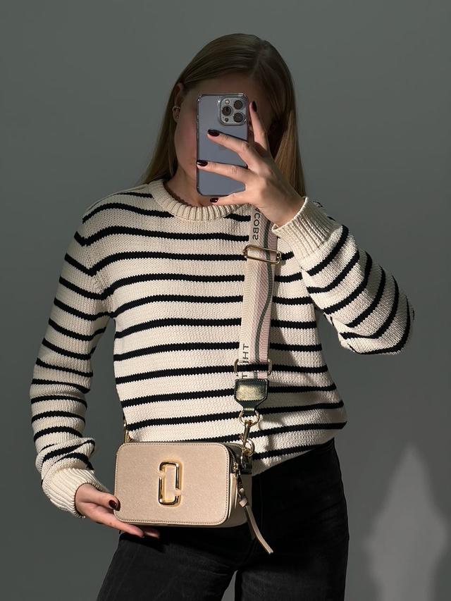 Купить Женская сумка Marc Jacobs The Snapshot Camo бежевая модная ...