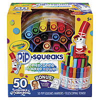 Crayola Набір мініфломастерів маркерів в органайзері 50 Count Pip-Squeaks Marker Tower