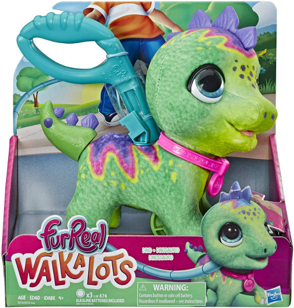 FurReal Friends Walkalots Big Wag dino динозавр дино на повідці E8726