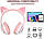 Бездротові навушники з котячими вушками STN-26 Рожеві, фото 3
