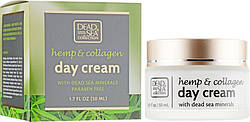 Денний крем з екстрактом коноплі та колагеном Dead Sea Collection Hemp & Collagen Day Cream