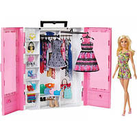 Barbie Шафа з одягом і лялькою Барбі GBK12 Fashionistas Ultimate Closet Doll and Accessories