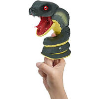 WowWee Fingerlings Интерактивная ручная королевская кобра змея 3841 Untamed Snakes Fang King Cobra Interactive