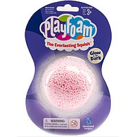 Playfoam Шариковый пластилин светящийся в темноте розовый glow in the dark