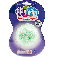 Playfoam Шариковый пластилин светящийся в темноте зеленый glow in the dark