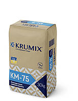 Штукатурка гипсовая KRUMIX KM-75, машинного и ручного применения, 30 кг