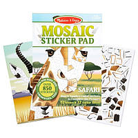 Melissa & Doug Наклейки мозайка животные сафари 30160 Mosaic Sticker Pad Safari Animals