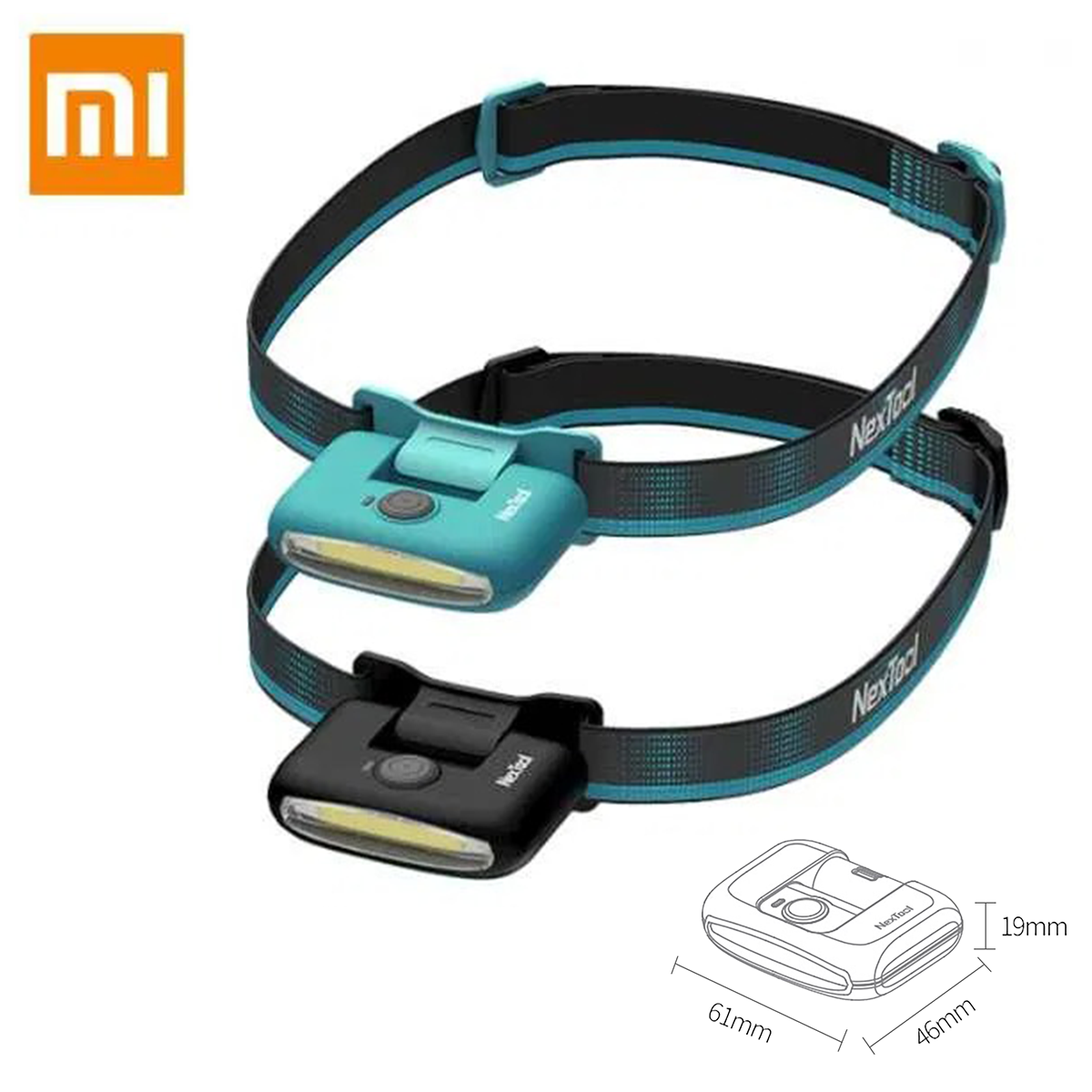 Аккумуляторный налобный фонарик Xiaomi Nextool Multifunctional NE20002 белого и красного свечения