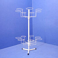 Стійка настільна під шапки Ромашка на 14 кронштейнів