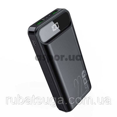 Повербанк Power Bank Aspor A396 20000mAh (22.5W/PD USB-C laptops fast charging)- чорний, фото 1