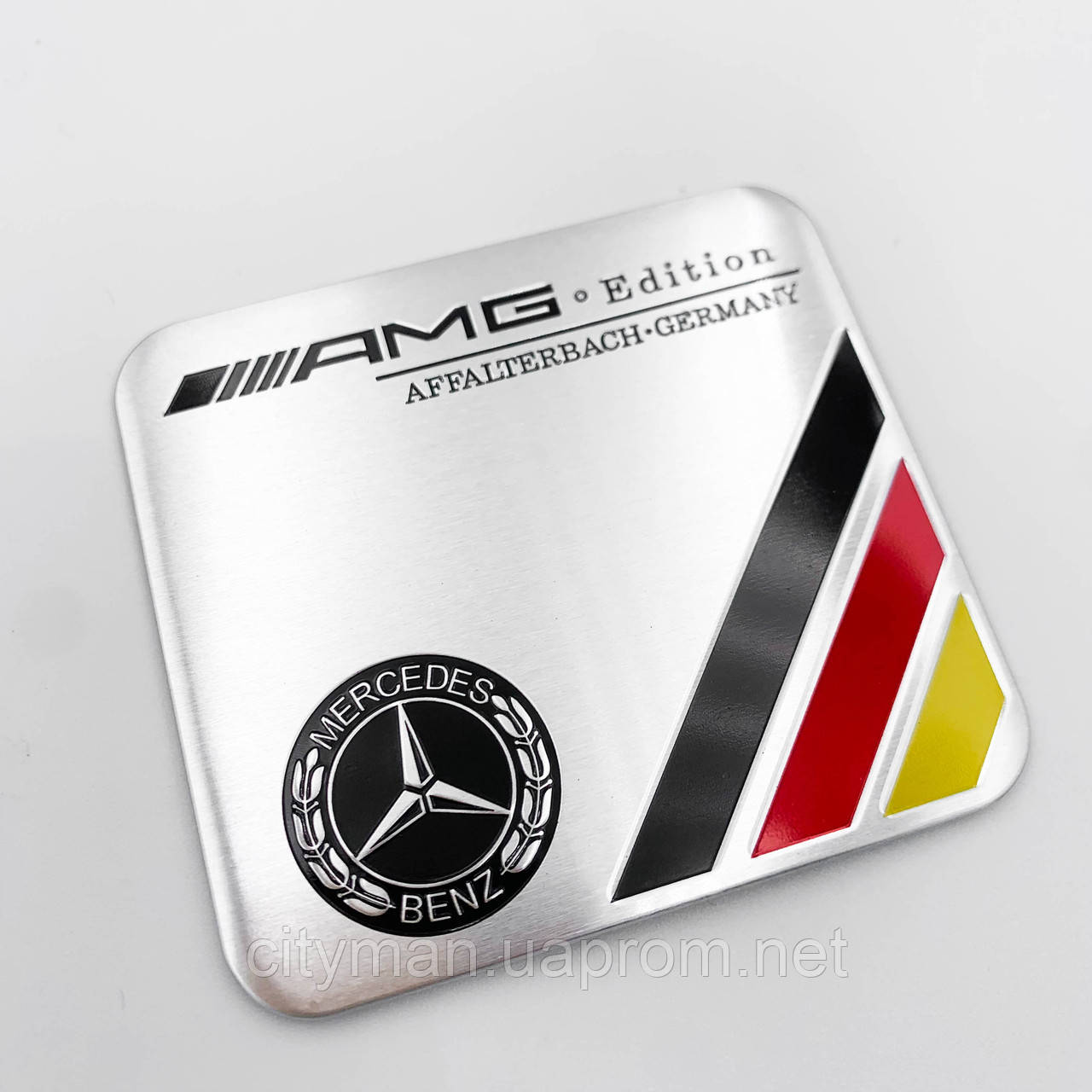 Купити Металевий шильдик емблема AMG Deutschland Mercedes Benz ...