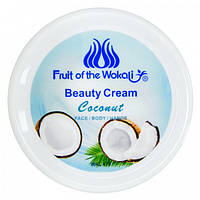 Крем для обличчя і тіла Wokali Coconut Beauty Creаm з ароматом кокоса 200 мл