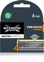 Сменные кассеты Wilkinson Sword Quattro Essential Precision Trimmer 4 шт W00312