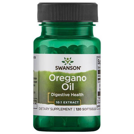 Swanson Oregano Oil 10:1 Extract 150 mg 120 Softgels, фото 1