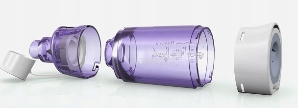 Спейсер Philips OptiChamber Diamond с загубником для детей и взрослых ...