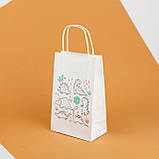 Пакети для дитячих подарунків 150*90*240 Крафт пакети для іграшок з малюнком "Динозаврики", фото 2