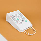 Пакети для дитячих подарунків 150*90*240 Крафт пакети для іграшок з малюнком "Динозаврики", фото 5