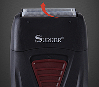 Професійний шейвер Surker ProFoil Lithium Shaver Black (SK-328), фото 7