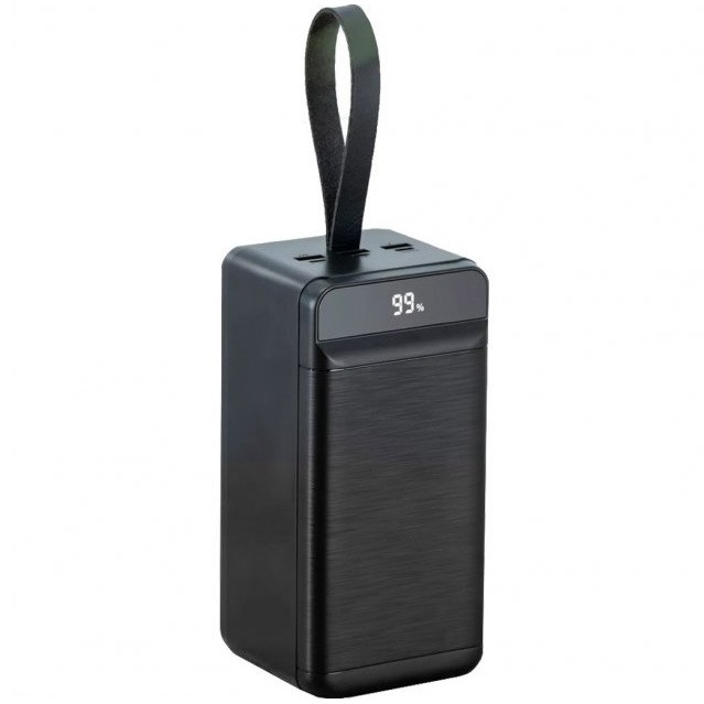 Павербанк повербанк 50000mAh зі швидкою зарядкою та ліхтарем XO PR158 PD20W/QC22.5W Чорний