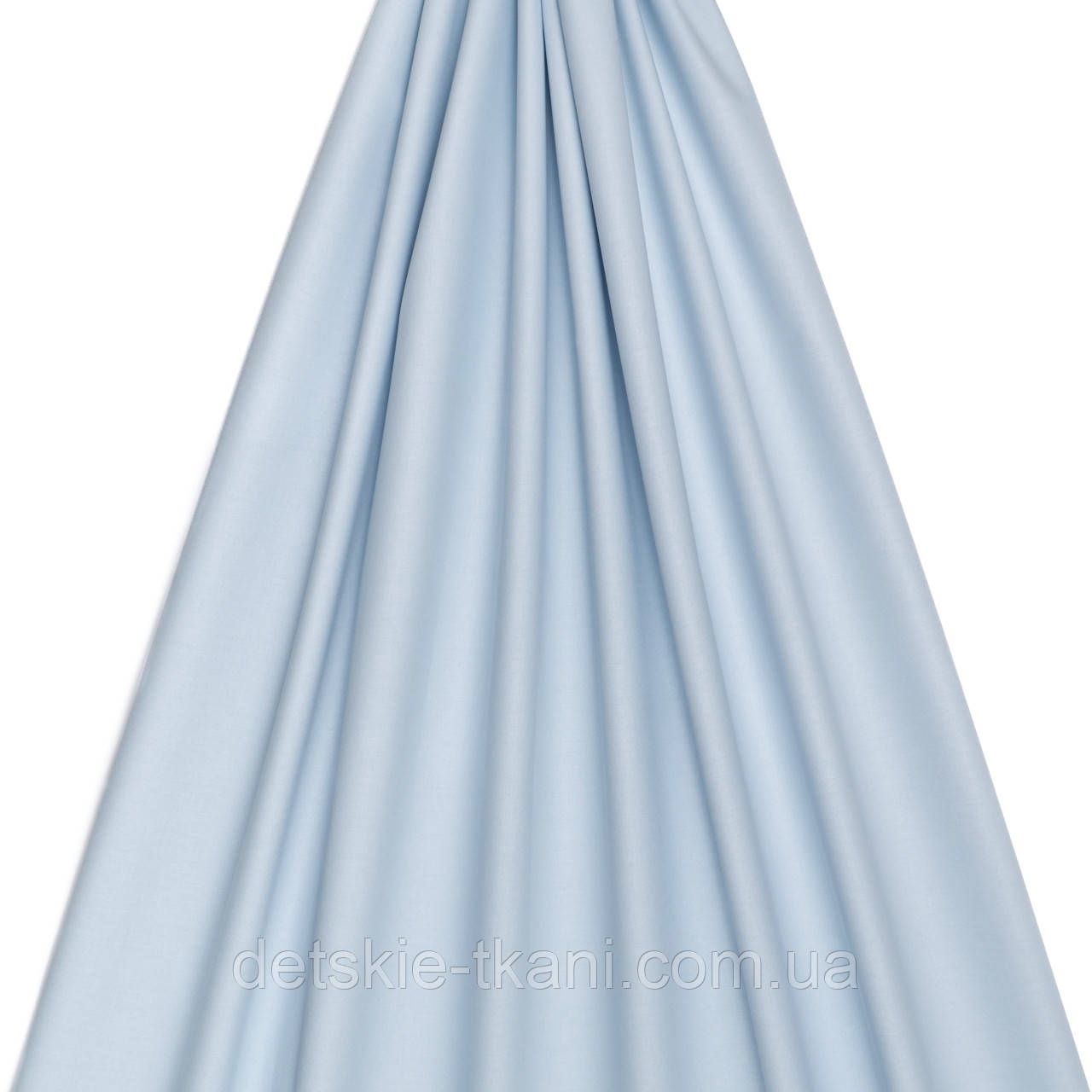 Поплін однотонний, колір світло-блакитний (№4404), фото 1