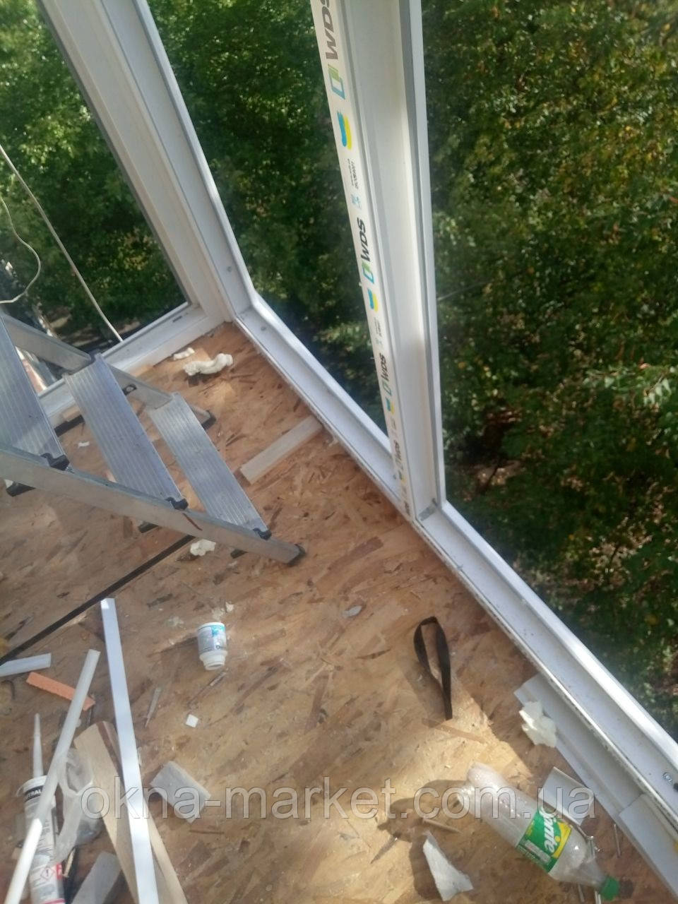 Бюджетное остекление балкона под ключ Бровары, фото 7