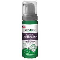 Мийна піна Vet`s Best Flea&Tick Waterless Bath For Cats проти бліх, кліщів і москітів для кішок 147 мл (vb10521)