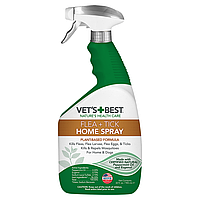 Спрей Vet`s Best Natural Flea&Tick Home Spray проти бліх, кліщів і москітів для собак і дому 945 мл (vb10348)