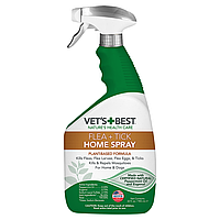 Спрей Vet`s Best Natural Flea & Tick Home Spray от блох,клещей и москитов для собак и дома 945 мл (vb10348)