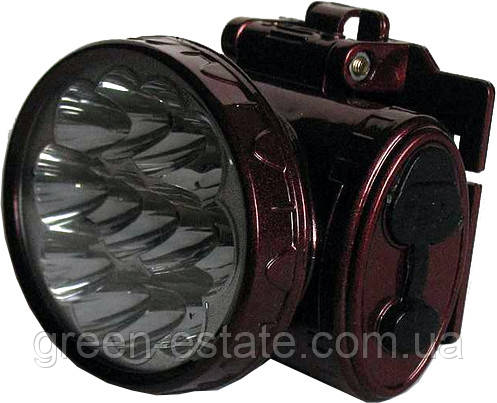 Фонарик YJ 1898, 13 LED, налобный - фото 1 - id-p50343168
