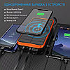 Зовнішній акумулятор на сонячних батареях PowerBank iBattery L3S4W 30000 mAh, фото 4