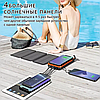 Зовнішній акумулятор на сонячних батареях PowerBank iBattery L3S4W 30000 mAh, фото 7
