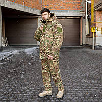 Зимовий комплект: Бушлат тактичний на флісі Мультикам + Штани тактичні МКГ-З22 мультикам на флісі 50