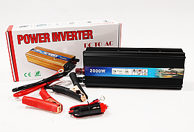 Перетворювач із захистом від короткого замикання Power Inverter SSK-2000W 12V