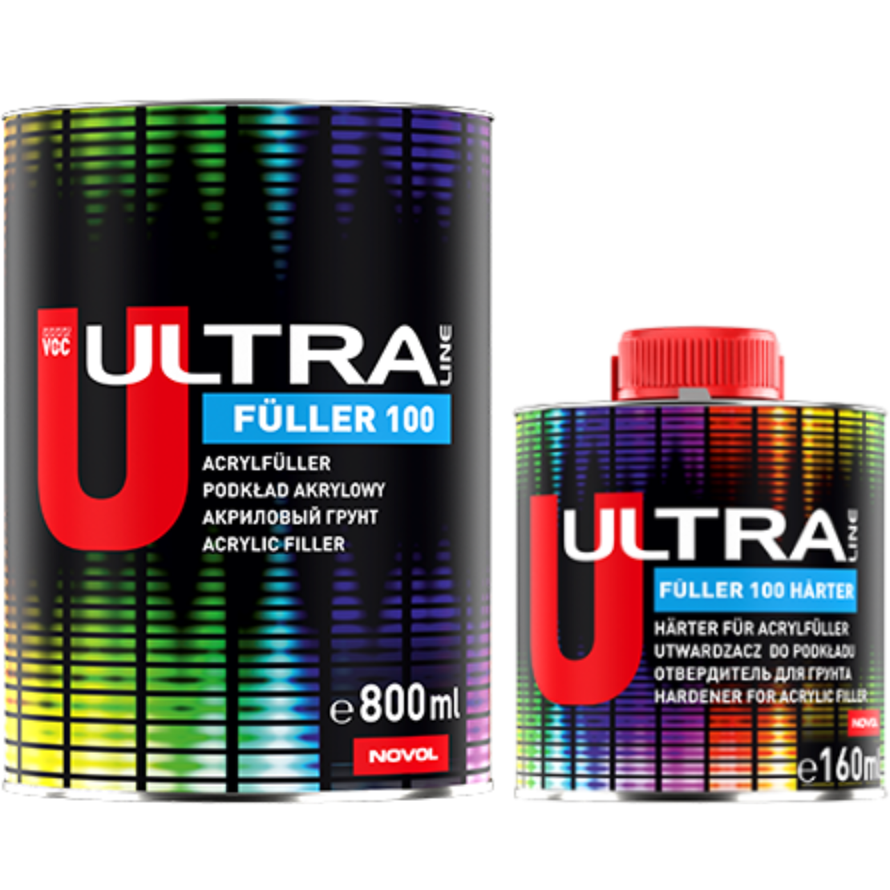 Ґрунт акриловий ULTRA Fuller 100 5:1, 800 мл + 160 мл, фото 1