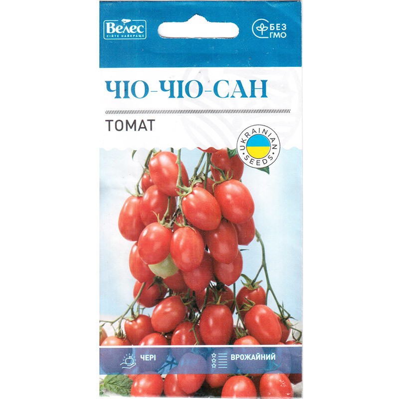 Насіння томату врожайного, смачного "Чіо-чіо-сан" (0,15 г) від ТМ "Велес"