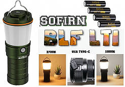 Кемпінговий ліхтар SOFIRN BLF LT1 Green зі змінним світлом (600LM, 2700-5000K, 4*18650, Type-C), КОМПЛЕКТ