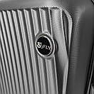 Комплект дорожніх валіз 3шт Набір пластикових валіз FLY 2062 ABS пластик 4-колеса 3шт L/M/S М'ята, фото 3