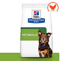 Дієтичний сухий корм Prescription Diet Canine Metabolic лікувальний для собак з ожирінням Хіллс 12 кг. з куркою, фото 3