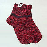 Шкарпетки жіночі в'язані дуже теплі, розмір 38-39, по стопі 25 см, фото 3