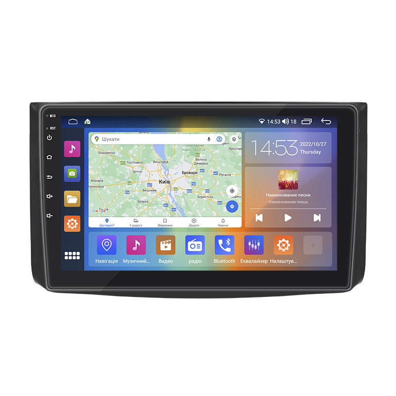 Штатна магнітола Lesko для Chevrolet Aveo I Рестайлінг 2006-2012 екран 9" 4/64Gb CarPlay 4G Wi-Fi GPS Prime