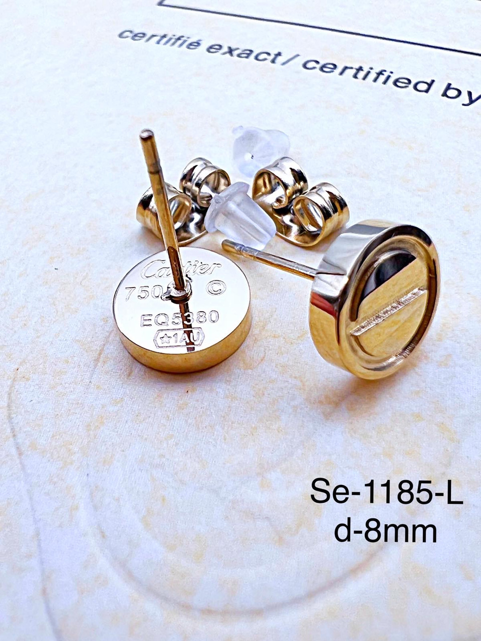 Сережки Stainlees Steel преміум