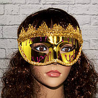 Венеціанська маска Вероніка (золота)