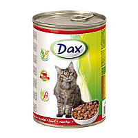 Консервы для кошек Dax Говядина 415 г [Срок до 04.2023] (5999508137552)