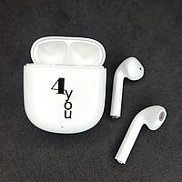 Бездротові Bluetooth-навушники 4you CRANE White (BT 5.1, JL6983, Гарантія 12 месен)