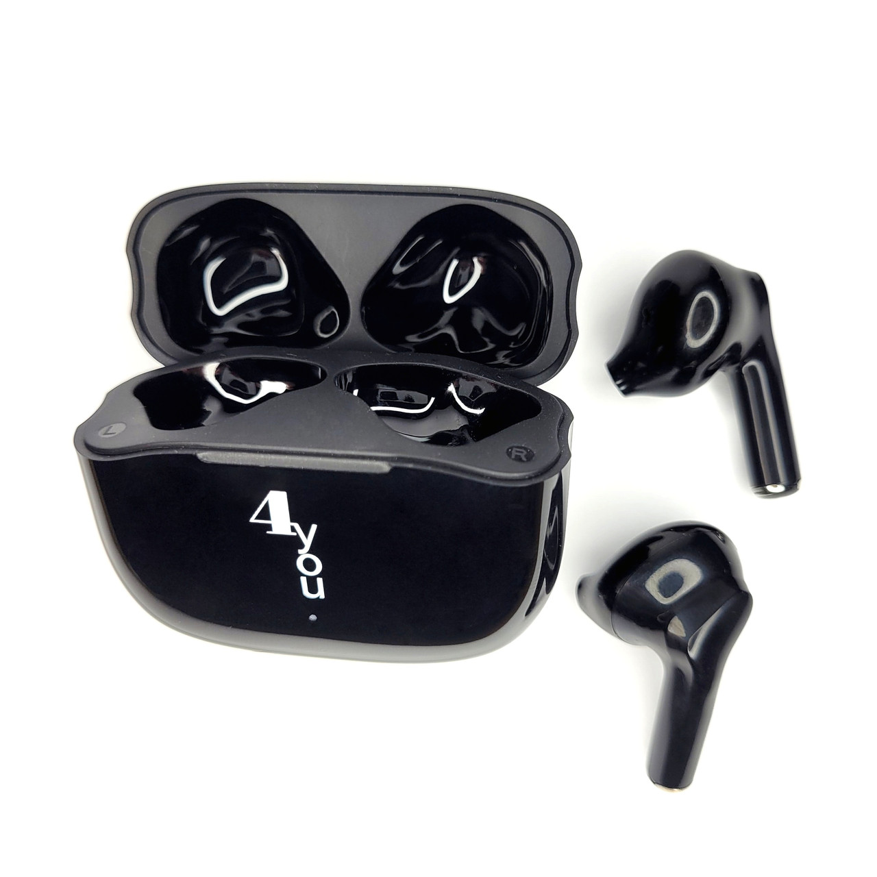 Бездротові навушники вкладиші 4you VIRGIN (Bluetooth 5.1) Black