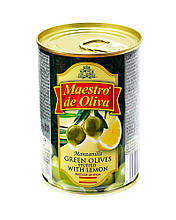 Оливки з лимоном Maestro de Oliva, 280 г (ж/б)