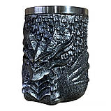 3D кухоль “Сірий Дракон”, 500 мл, фото 2